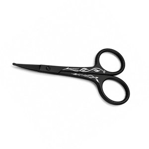 CISEAUX DE BEAUTÉ SHEARS BEAUTY en acier inoxydable noir, ciseaux à sourcils à lame droite et aiguisée, manche en céramique, pour droitiers, outil de beauté et de toilettage - Product Image 6