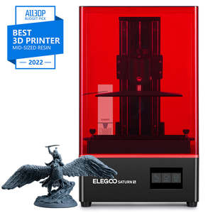 Impresora 3D de Resina ELEGOO Saturn S 4K, Impresora 3D Industrial Automática para Laboratorio Dental, Tecnologías SLM, LCD, DLP, Utiliza PLA - Product Image 1