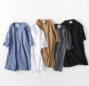 Camiseta de gran tamaño personalizada de peso pesado de alta calidad para hombres Ropa de hombre de algodón de alta calidad en blanco - Product Image 1