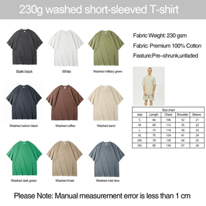 Fabricantes OEM 240G camiseta peso pesado camisetas Homme Unisex liso personalizado 100% algodón peinado de gran tamaño camiseta personalizada - Product Image 2