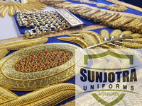 Qualité cuir d'agneau adjoint Grand maître robe tabliers brodé à la main maître maçon 2025 broderie maçonnique tablier