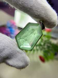 สร้อยคออเมทิสต์สเตอร์ลิงเงินสเตอร์ลิงพร้อมจี้อาร์ตเดคโคพร้อมจี้อัญมณีสำหรับงานแต่งงานของผู้หญิงและงานเลี้ยงของขวัญ - Product Image 6