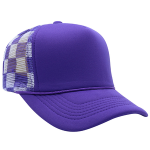 Venta al por mayor gorra de camionero para hombre gorras de camionero de malla a cuadros personalizadas gorra de béisbol informal de moda para hombres y mujeres - Product Image 1
