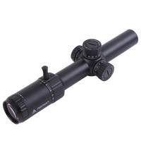 Lunette de tir Red Win Torero 1-6X24 FFP LPVO 30mm. Lunette de chasse Monotube 6 niveaux d'éclairage rouge IPX6