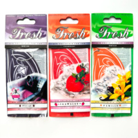 Vente en gros de désodorisant de qualité supérieure parfum de voiture suspendu avec impression de dessin animé personnalisé avec parfum de longue durée fabriqué à partir de papier