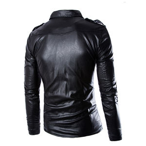 Veste en cuir pour homme de qualité supérieure, impression personnalisée sur le devant, nouveau design de saison, imperméable, dernier design tendance - Qualité - Product Image 6