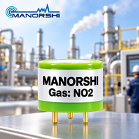 Sensor Gas NO2 Elektrokimia Presisi Tinggi 0-20PPM MNS-4NO2-20 Probe Sensor Nitrogen Dioksida untuk Pemantauan Kualitas Udara