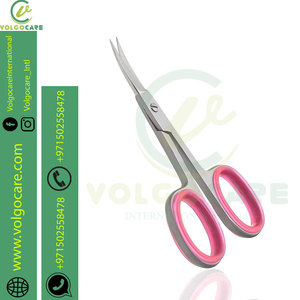 Wholesale Premium Stainless Steel Blade Nail Cuticle <b>Scissors</b> Blunt Manicure Pedicure Fingernail Toenail Beauty Grooming Cutter - Product Image 2