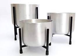 Chrome argent moderne artistique support en métal pour haute décoration intérieure doublure fleurs suspendus debout petits grands espaces pour jardinières - Product Image 4