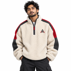 <b>Men</b> Oversize Polar <b>Sherpa</b> <b>Jacket</b> Offers Plush Warmth Roomy Fit And Comfortable Construction For Cold Weather Everyday Activities - Product Image 1