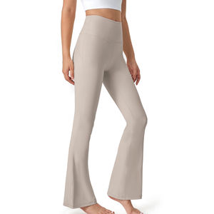 Mallas personalizadas para mujer, ropa deportiva sin costuras, pantalones Acampanados para Fitness, mallas de Yoga para levantamiento de glúteos y caderas - Product Image 5