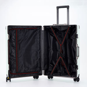 Vente en ligne Valise Roues amovibles Transparent Multifonction Cabine Bagage à main Grands sacs et valises Aluminium Pull Sui - Product Image 2
