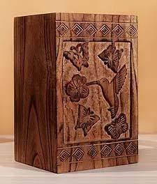 Urnas de cremación de madera hechas a mano modernas, urnas funerarias decorativas para hombre y mujer, precio bajo - Product Image 4