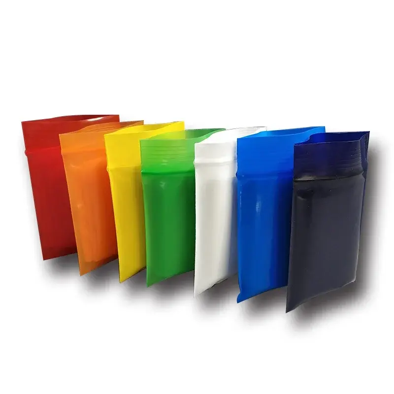 Tas kemasan tas Ziplock non-transparan warna-warni cetak kustom pabrikan untuk Aksesori