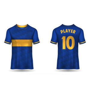 Camisetas de fútbol en blanco lisas hechas a medida OEM al por mayor - Product Image 4