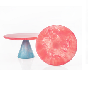 SUPPORT À GÂTEAUX EN RÉSINE AVEC SERVEUR ACCESSOIRES DE CUISINE ET DE LA MAISON LOGO PERSONNALISÉ DISPONIBLE - Product Image 1