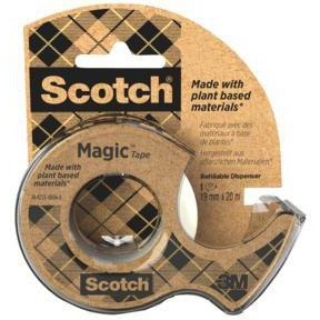 Refillable <strong>Scotch</strong> Greener Choice Hand Dispenser for 19mm X 20m <strong>Scotch</strong> <strong>Magic</strong> Adhesive <strong>Tape</strong> (W X L) - Product Image 1