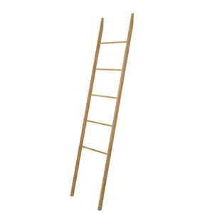 Venta a granel Escalera de bambú de alta calidad para colgar ropa en el baño Estilo de lujo Diseño ecológico duradero - Product Image 6