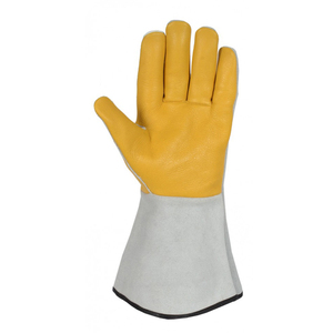 Nouveau 2025 vente en gros de gants de soudage en cuir de chèvre noir de qualité supérieure/nouveau dernier design 2025 gants de soudage - Product Image 5