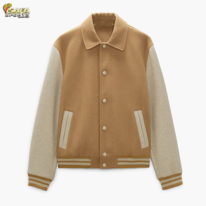 Blousons universitaires longs pour hommes 2022, nouvelle collection, personnalisables, avec boutons en corne, teinture unie, revêtement, service OEM, coupe-vent - Product Image 5