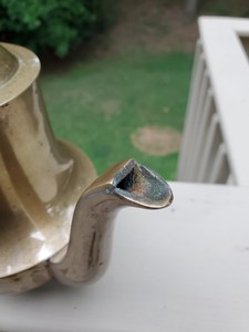 Simple Gold Dallah Luxury <b>Arabic</b> Coffee Pot Timeless Decorative Accent For Living Room Office And Dining Display And Daily Use - Product Image 6