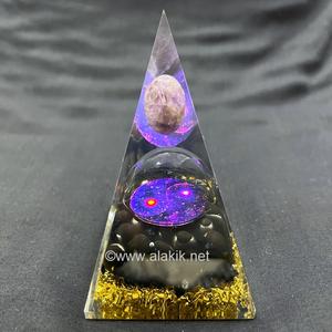 Top vente à la main Chakra Orgone pyramide en couches énergie positive pierre précieuse de guérison - Product Image 6