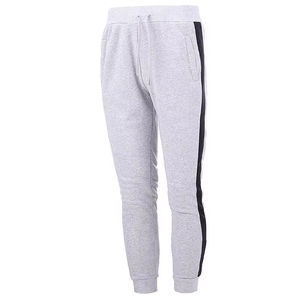 Pantalon de survêtement en coton pour hommes de haute qualité pantalon de survêtement maigre avec bande latérale lavage foncé décontracté Fitness vêtements de sport exercice de gymnastique - Product Image 3