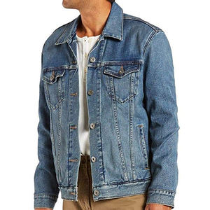 Blouson en Jean à la mode pour hommes, vêtement en Denim, personnalisé, à la mode, pour adultes, nouveau Design, tendance - Product Image 2