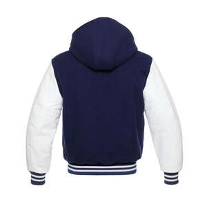 Veste universitaire de baseball de haute qualité avec manches en cuir, chaussures assorties - Product Image 3