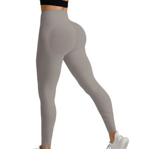 Leggings pour femmes Vente chaude Personnalisé Taille haute Impression numérique professionnelle Écologique Séchage rapide Service OEM Faible MOQ Vente en gros - Product Image 3