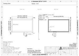 Wanty 10.1 inch G + G pcap projective Touch Panel Điện dung màn hình cảm ứng 1024*600 TFT IPS RGB LCD cảm ứng mô-đun hiển thị - Product Image 5