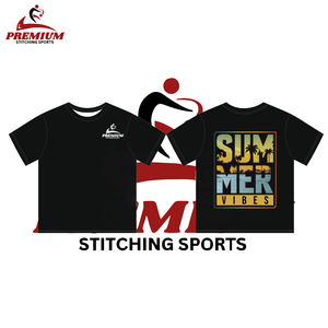 เสื้อยืดคอกลมแขนสั้นสำหรับผู้ชายทรงโอเวอร์ไซส์ผ้าคอตตอน100% พิมพ์ลายดิจิตอลทรงพอดีตัวเสื้อยืดสีพื้น - Product Image 6