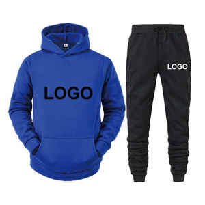 Conjunto de 2 piezas unisex de alta calidad, chándal con capucha de diseño personalizado para hombre, Sudadera con capucha lisa de algodón 100% para hombre para invierno - Product Image 6