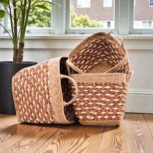 Hot New Seagrass <b>Storage</b> Basket Eco-Friendly Rustic Style Multifunction for Home & Laundry <b>Storage</b> - Product Image 2