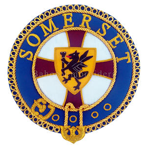 Masonic Regalia Apparel Somerset Knight Templar Badge Premium Quality Masonic Regalia Badge - Product Image 1
