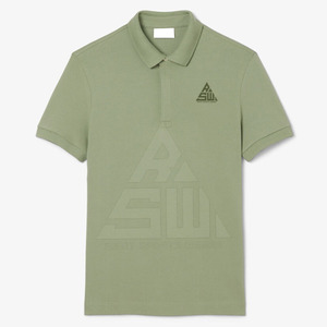 Polo en coton à la mode pour hommes polo respirant évacuant l'humidité parfait pour l'été et l'extérieur - Product Image 3