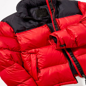 Chaqueta universitaria de invierno acolchada de lona ligera de alta calidad para hombre, cuello con capucha relleno para actividades al aire libre High Street - Product Image 5