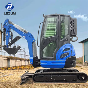 Excavator Mini LEZUM 2 2.2 2.5 Ton Boom Side Swing Extendable Tracks Mesin Diesel Laidong untuk Dijual dengan Kabin - Product Image 2