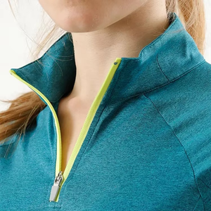 Camisas de competición de equitación Ecuestre para mujer con capa base de manga larga al por mayor camisas de espectáculo diseño de servicio OEM para mujer - Product Image 3