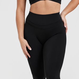 Pantalones de Yoga de cintura alta para mujer con diseño de moda sólido Leggings ajustados para Tik Tok Scrunch Workout Sportswear - Product Image 4