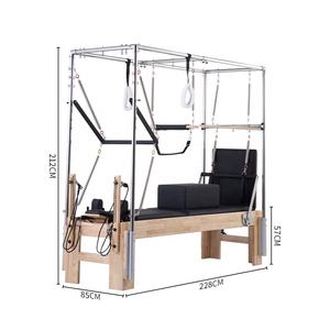 Mesin Pilates Reformer Kayu Premium Studio Kit Cadillac Barrel Chair & Spine Corrector Sedang Diskon Peralatan Kebugaran Berkualitas Tinggi - Product Image 6