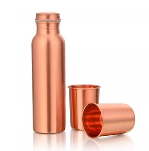 Copper <b>Water</b> <b>Bottle</b> Ayurveda benefit Pure copper <b>water</b> <b>bottle</b> - Product Image 1