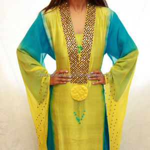 Kaftan élégant ombré de deux couleurs nouvelle arrivée avec des perles travail vente chaude au Moyen-Orient - Product Image 1