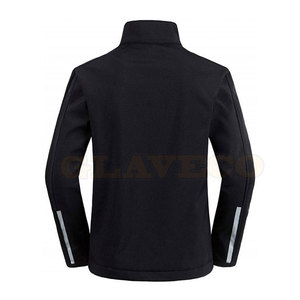 Chaqueta Softshell para Hombre, Venta Caliente, Media Cremallera, Cuello Alto, Logotipo Frontal, Cortavientos, con Capucha, Ecológica y Transpirable - Product Image 2
