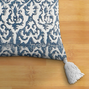 Beautiful Designer Blue and White Pattern Designer <b>Cushion</b> Covers 100% Handmade Pillows Designs for Home Outdoor Garden Decor - Product Image 4