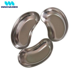 Bandejas con forma de riñón de artículos huecos de acero inoxidable duraderos INNOVAMED para uso hospitalario Fuente de alimentación manual Precio al por mayor - Product Image 3