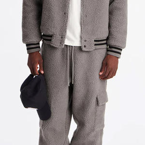 Blouson Bomber Sherpa de Haute Qualité pour Hommes Collection Hiver Vestes Personnalisées de Haute Qualité Tissu Respirant Prix Abordable 2026 - Product Image 2