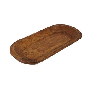 Tazón de masa de madera de la mejor calidad del exportador indio para accesorios de cocina Tazón de cena de madera para fruta fresca del hotel. - Product Image 2