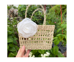 Bolsos duraderos de jacinto de agua hechos a mano de Vietnam de buena calidad/bolsos de mujer/bolso de playa de paja - Product Image 4