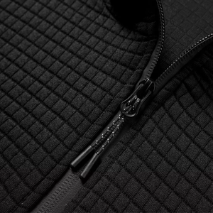 Venta caliente de los hombres de talla grande cuarto de cremallera Cargo chándal patrón sólido con capucha chaqueta pantalón chándal conjunto para el Medio Ambiente - Product Image 2